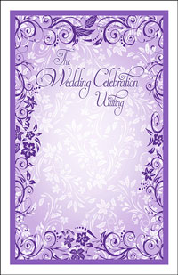 Wedding Program Cover Template 11B - Graphic 7